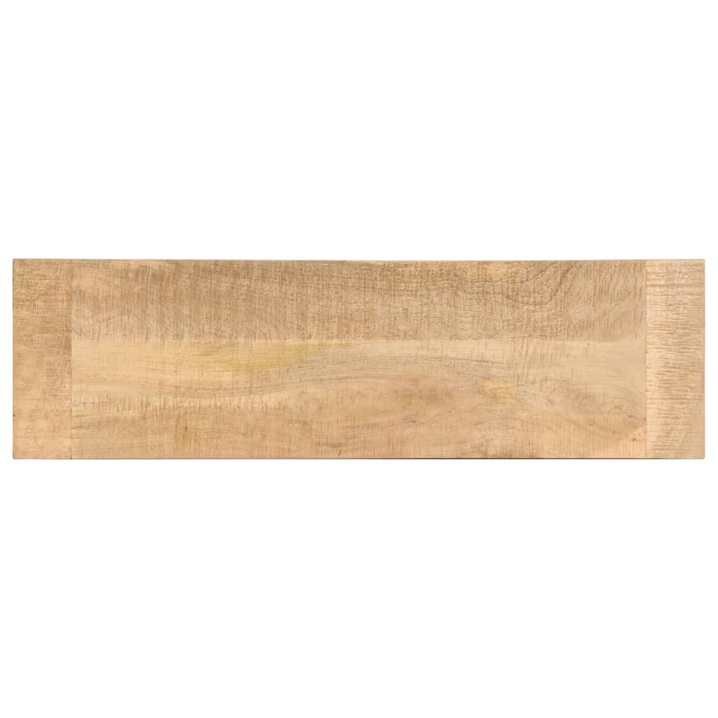 vidaXL Klop za hodnik 120x35x45 cm trden mangov les