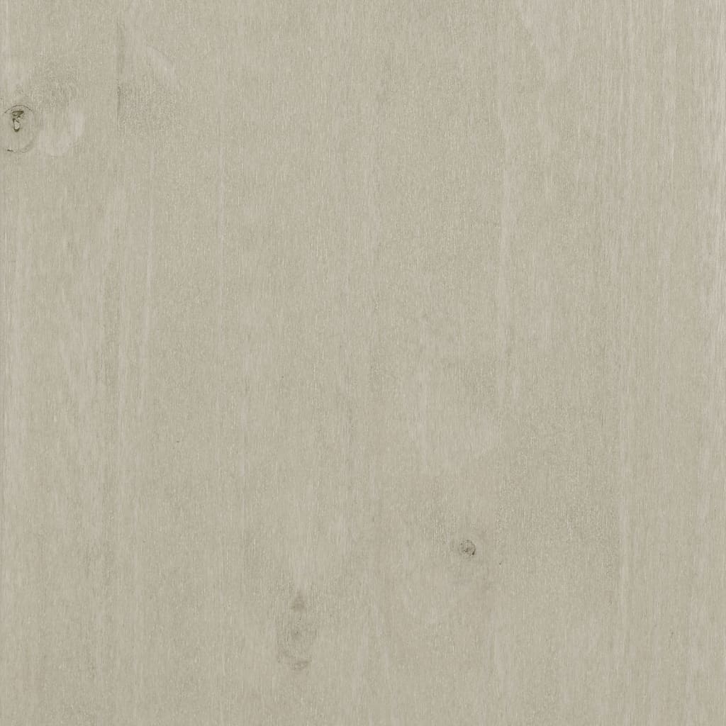 vidaXL Nočna omarica HAMAR bela 40x35x44,5 cm trdna borovina