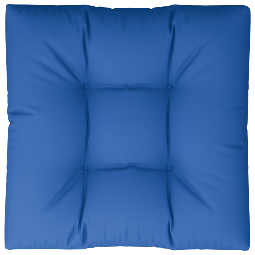 vidaXL Blazina za kavč iz palet kraljevsko modra 70x70x12 cm