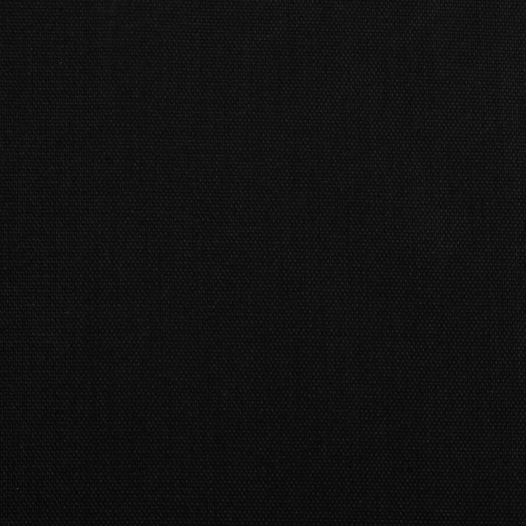 vidaXL Kolesarska prikolica črna oxford tkanina in železo