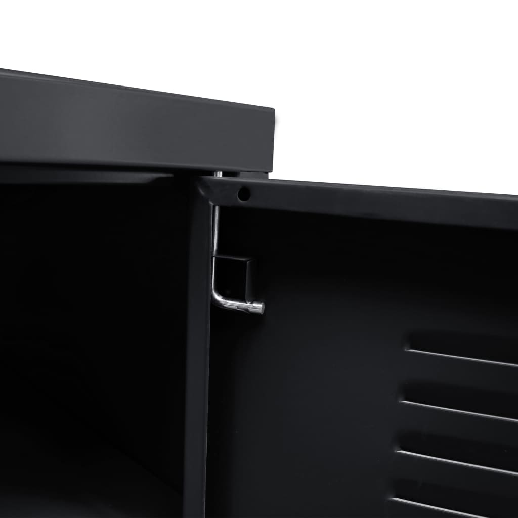 vidaXL TV omarica 118x40x60 cm črne barve