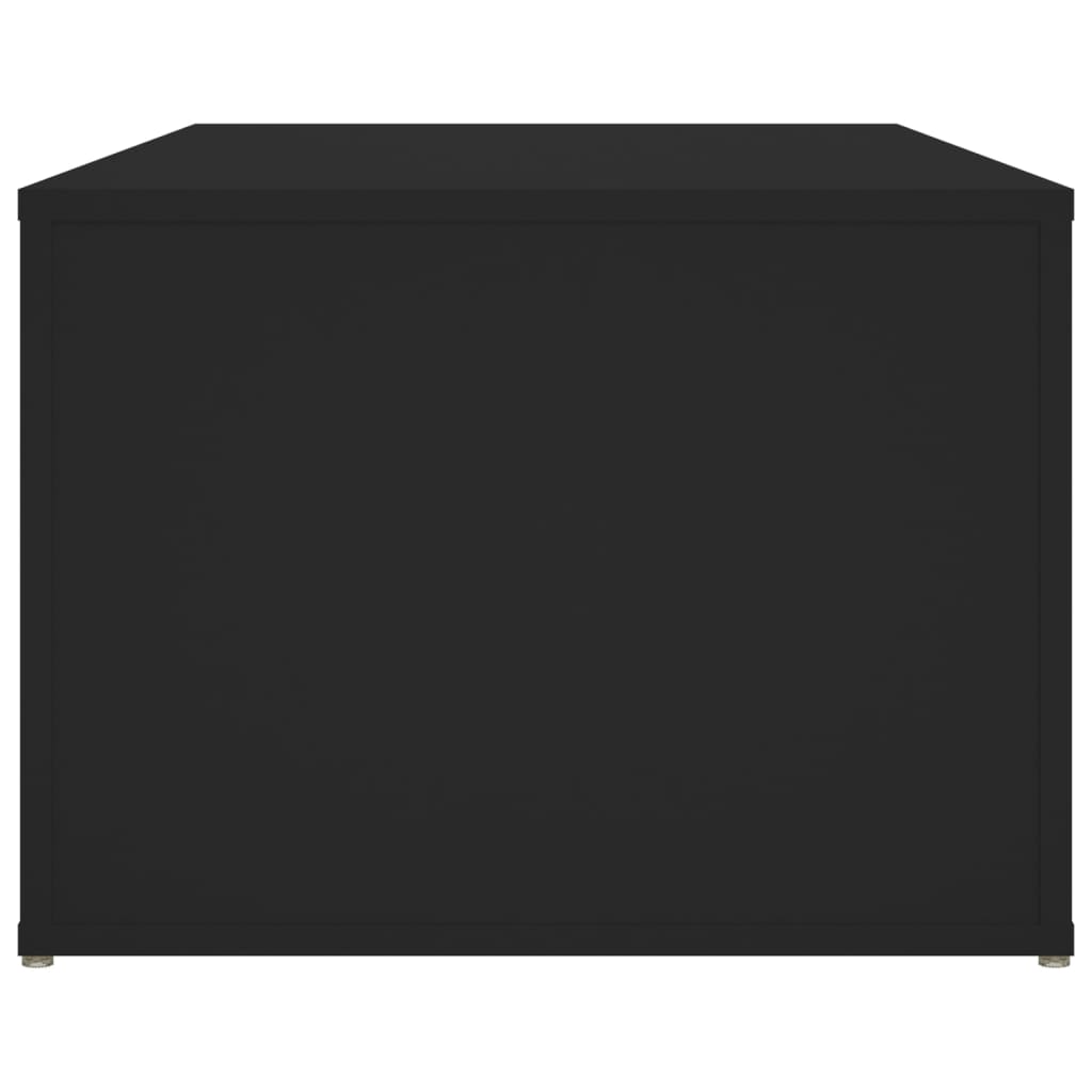 vidaXL Klubska mizica črna 100x50x36 cm inženirski les