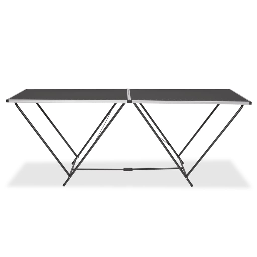 vidaXL Zložljiva tapetniška miza MDF in aluminij 200x60x78 cm