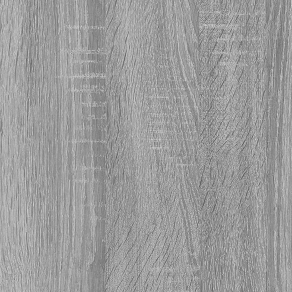 vidaXL Visoka omara siva sonoma 35x34x180 cm inženirski les