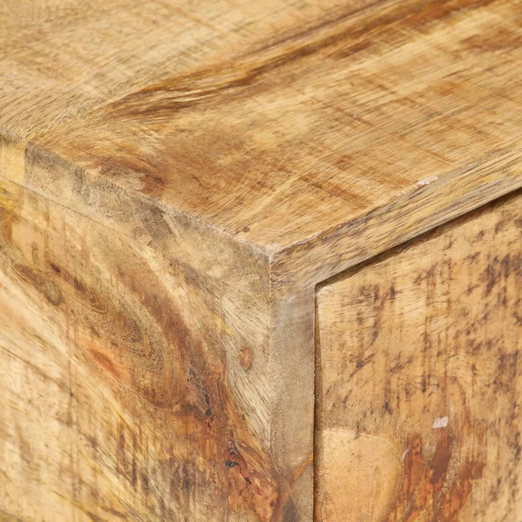 vidaXL Stranska mizica U-oblike 45x30x61 cm trden mangov les