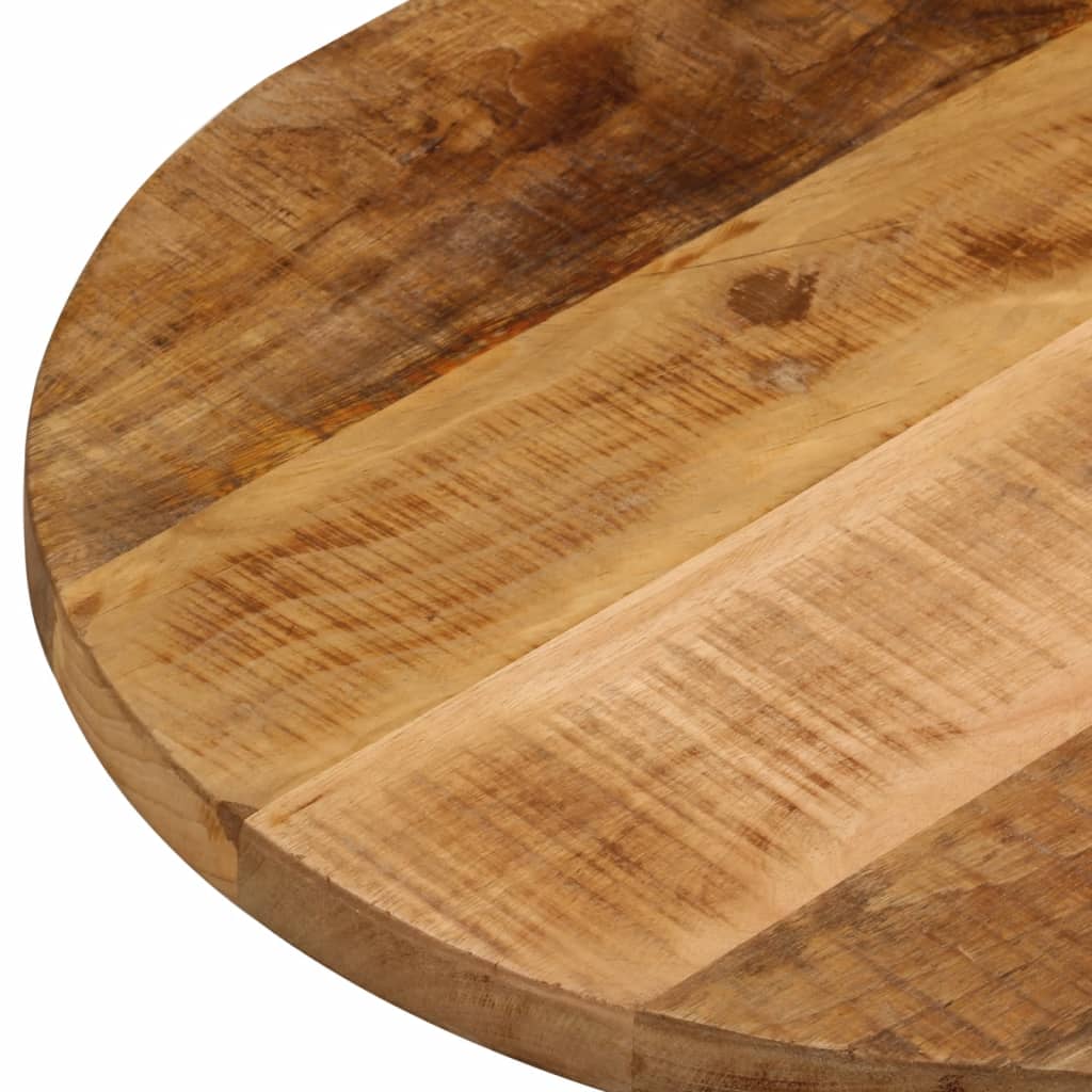 vidaXL Mizna plošča 80x40x3,8 cm ovalna trden robusten mangov les