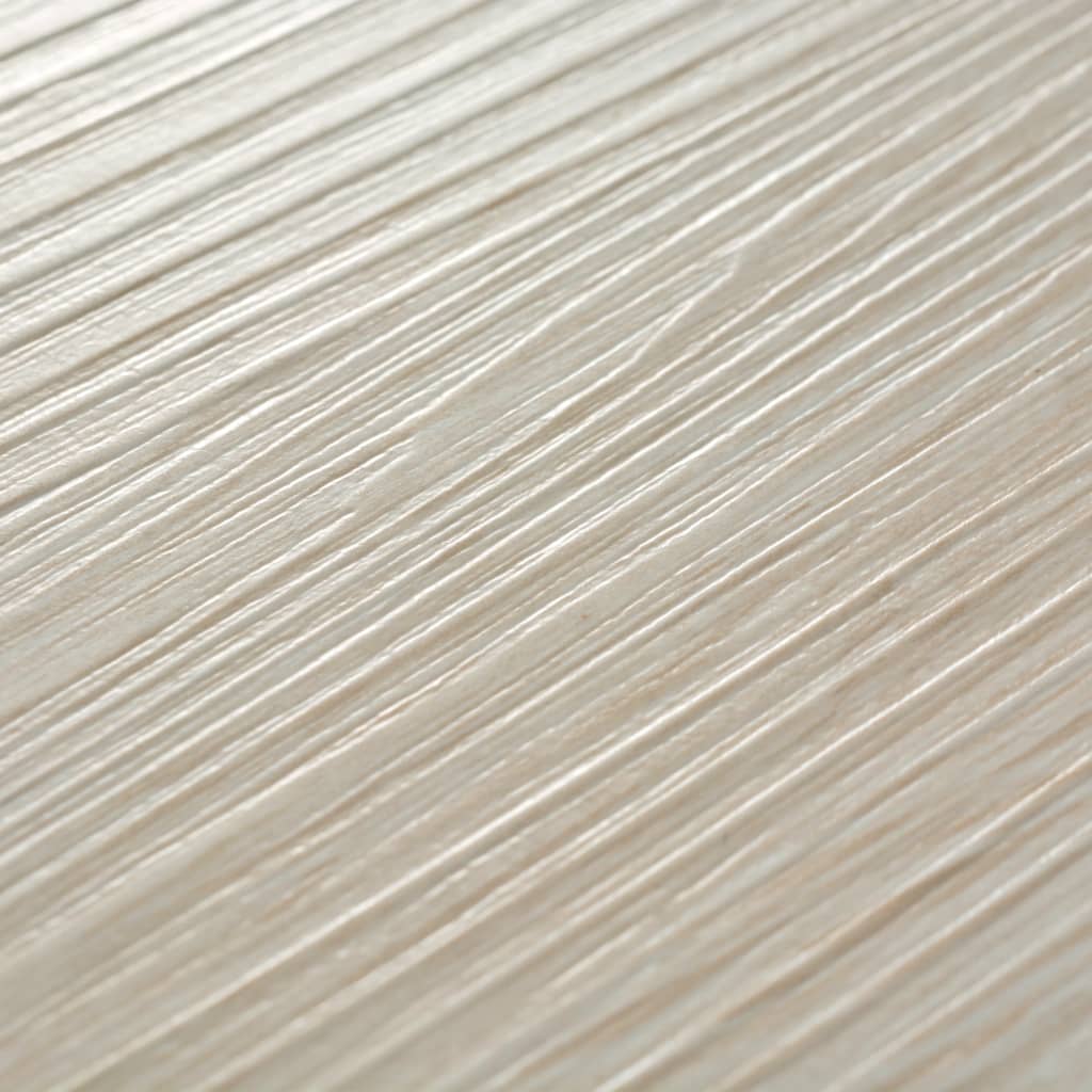 vidaXL Samolepilne PVC talne plošče 5,02 m² 2 mm barva bele hrastovine
