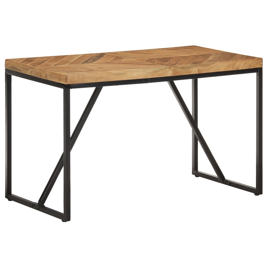 vidaXL Jedilna miza 120x60x76 cm trden akacijev in mangov les