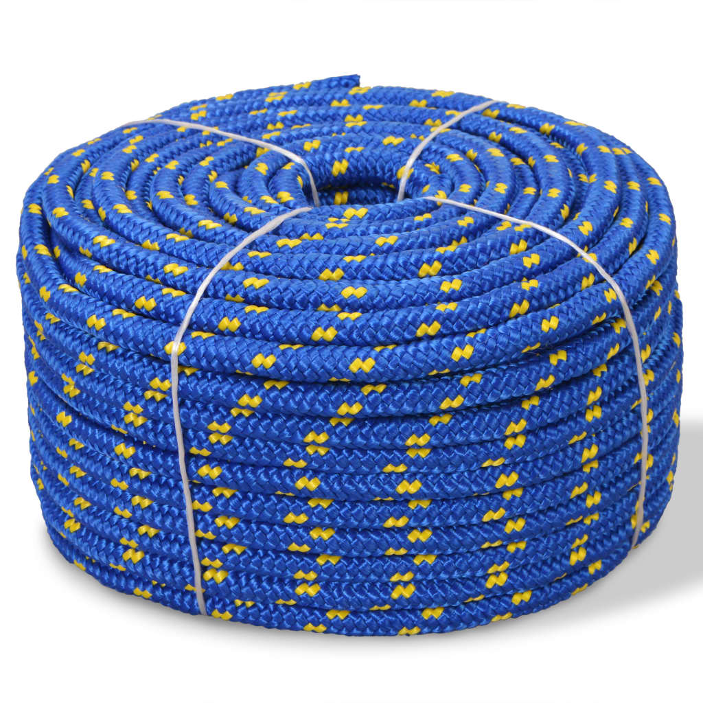 vidaXL Mornarska vrv polipropilen 6 mm 500 m modra