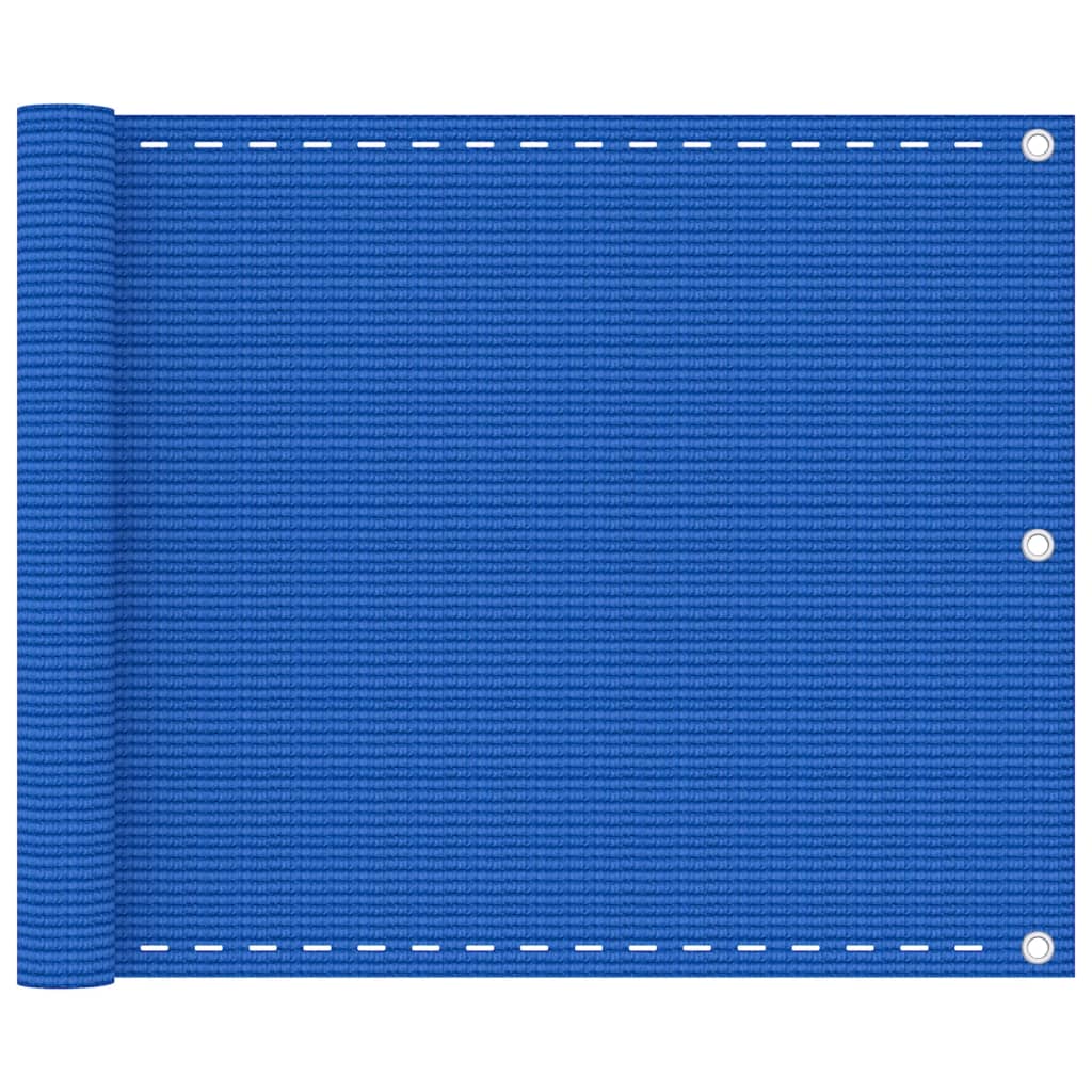 vidaXL Balkonsko platno modro 75x300 cm HDPE