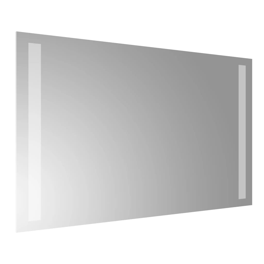 vidaXL LED kopalniško ogledalo 50x30 cm