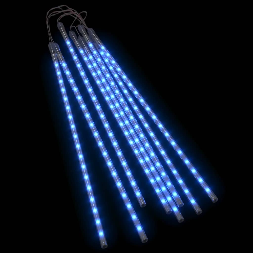 vidaXL Lučke utrinki 8 kosov 50 cm modre 288 LED lučk