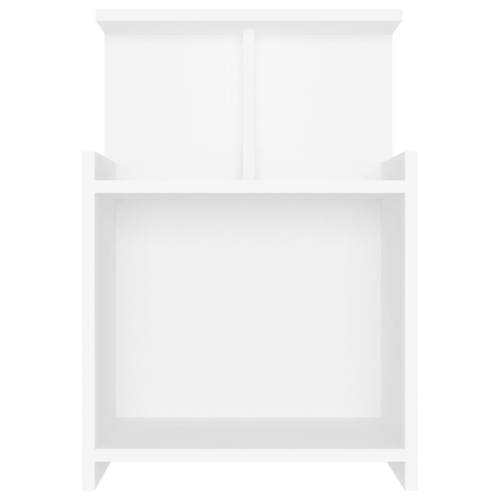 vidaXL Nočna omarica 2 kosa bela 40x35x60 cm iverna plošča