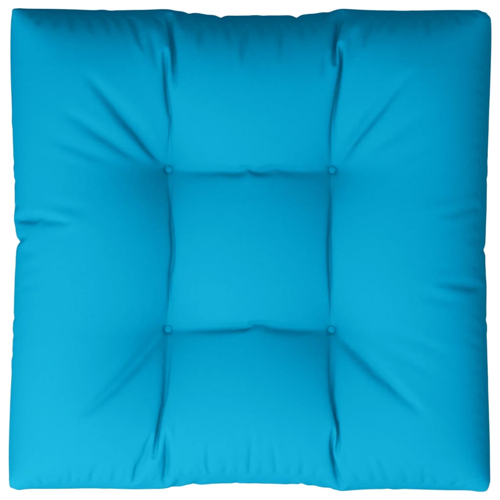 vidaXL Blazina za kavč iz palet modra 80x80x12 cm