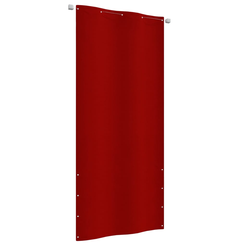 vidaXL Balkonsko platno rdeče 100x240 cm tkanina Oxford