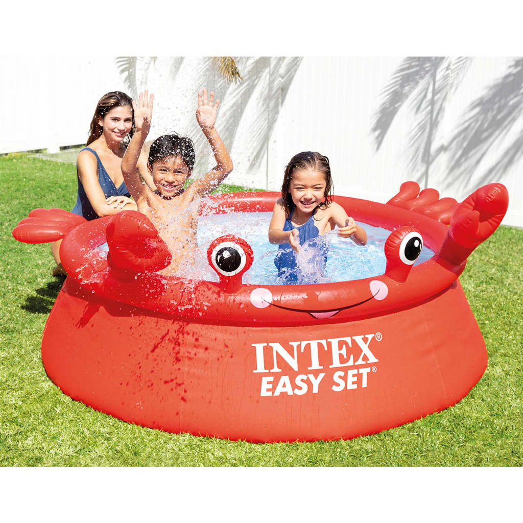 INTEX Napihljiv bazen veseli rak Easy Set 183x51 cm