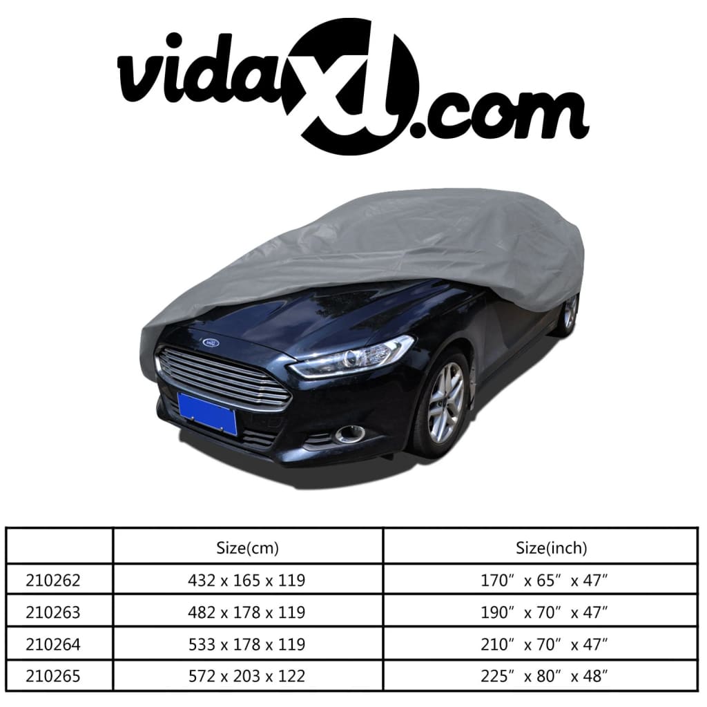 vidaXL Pokrivalo za avtomobil iz netkanega blaga velikost M