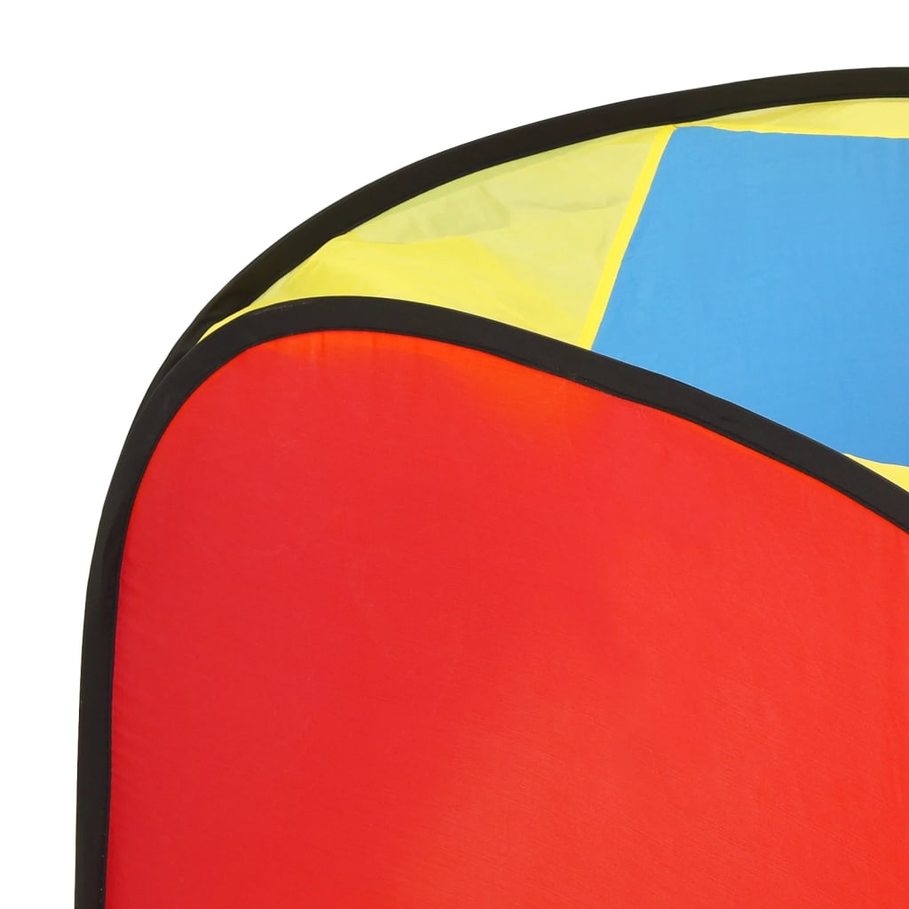 vidaXL Otroški šotor za igranje večbarven 190x264x90 cm