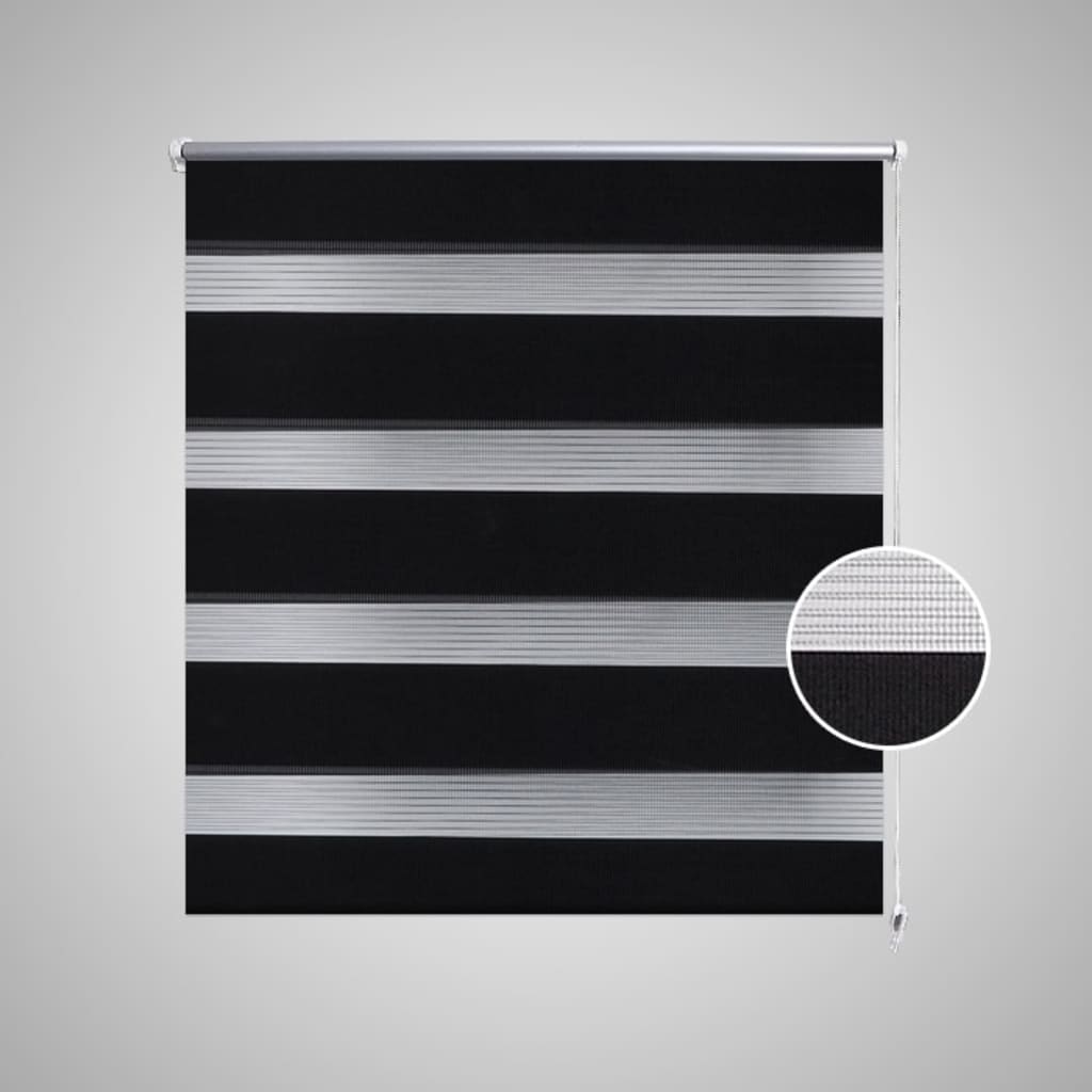 Črtasti Zebra Rolo / Senčilo velikost 50 x 100 cm Črna barva