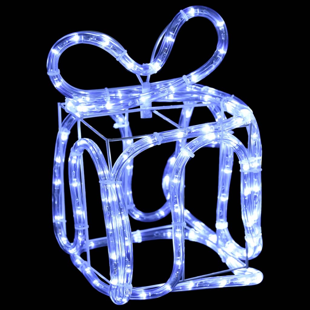 vidaXL Božična dekoracija darila s 180 LED lučkami notranje / zunanja