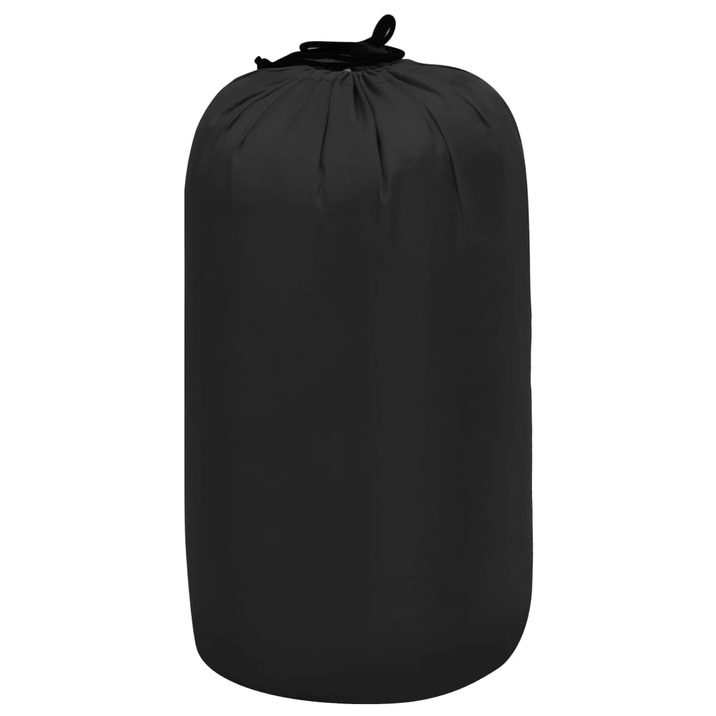 vidaXL Lahka spalna vreča 2 kosa črna 15 °C 850 g