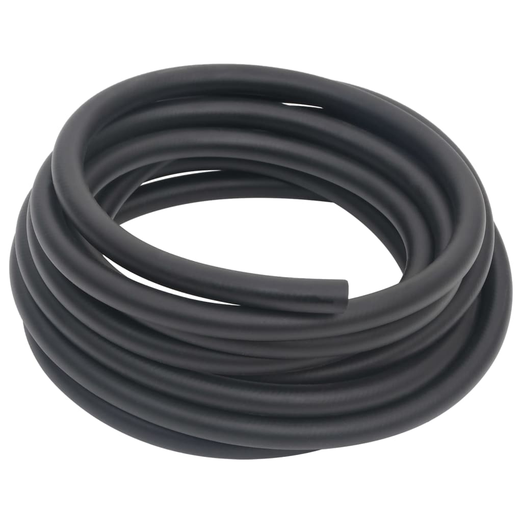 vidaXL Hibridna zračna cev črna 0,6" 10 m guma in PVC