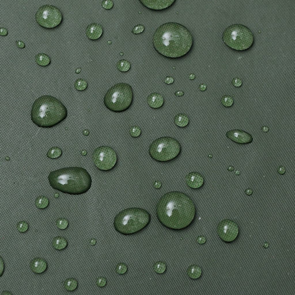 Vodoodporna 2-delna Dežna Obleka s Kapuco Zelene Barve L