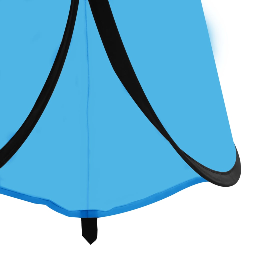 vidaXL Pop up šotor za tuširanje moder