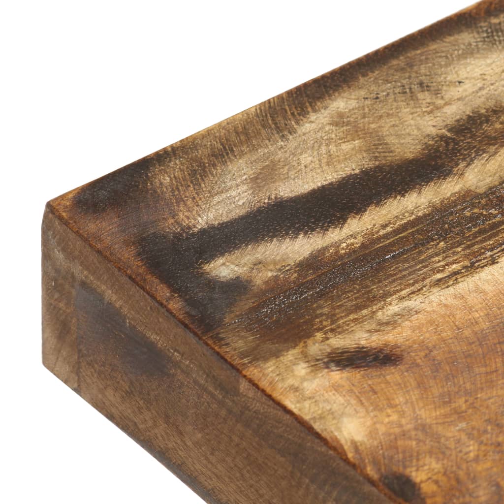 vidaXL Klop 110 cm iz trdnega predelanega lesa in jekla