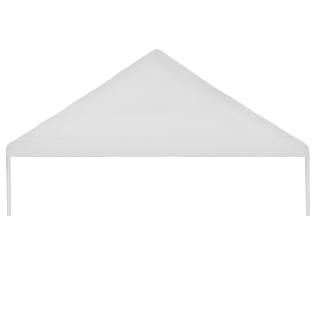 vidaXL Streha za šotor za zabave 5 x 10 m bela