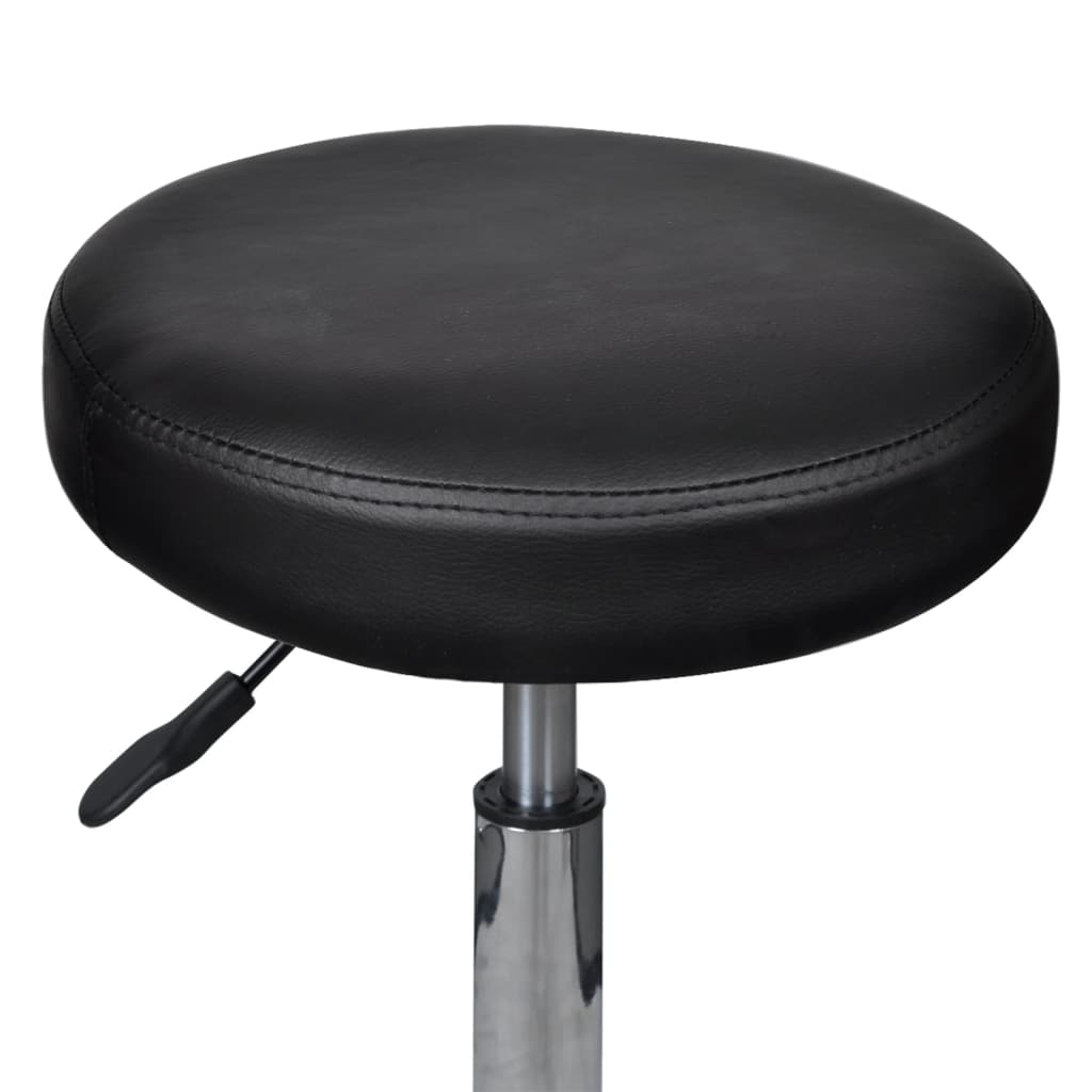 vidaXL Pisarniški stolčki 2 kosa umetno usnje 35,5x84 cm črni