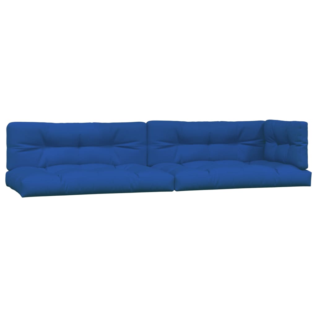 vidaXL Blazine za kavč iz palet 5 kosov kraljevsko modre
