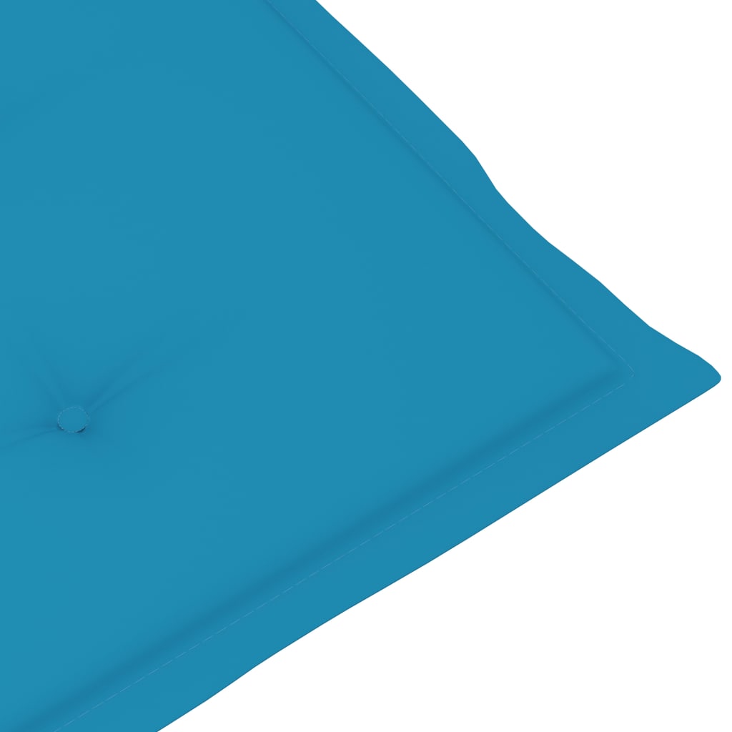 vidaXL Blazina za ležalnik modra (75+105)x50x3 cm