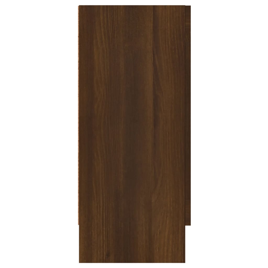 vidaXL Komoda rjavi hrast 120x30,5x70 cm konstruiran les