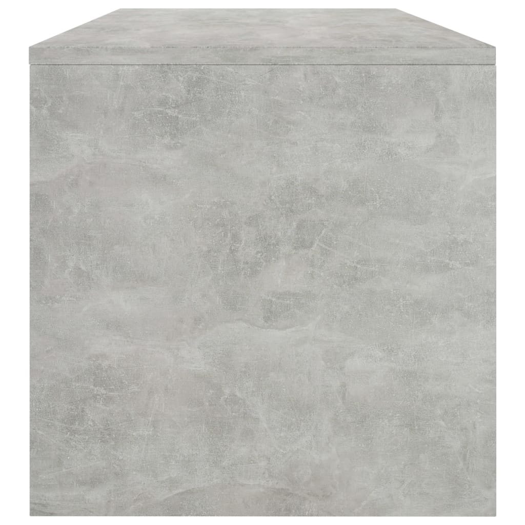 vidaXL Klubska mizica betonsko siva 100x40x40 cm iverna plošča