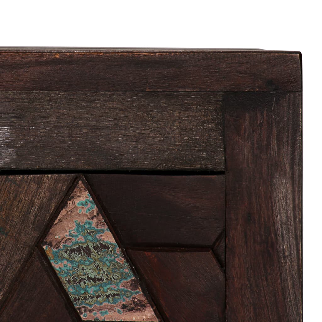 vidaXL Komoda iz trdnega predelanega lesa 60x30x76 cm