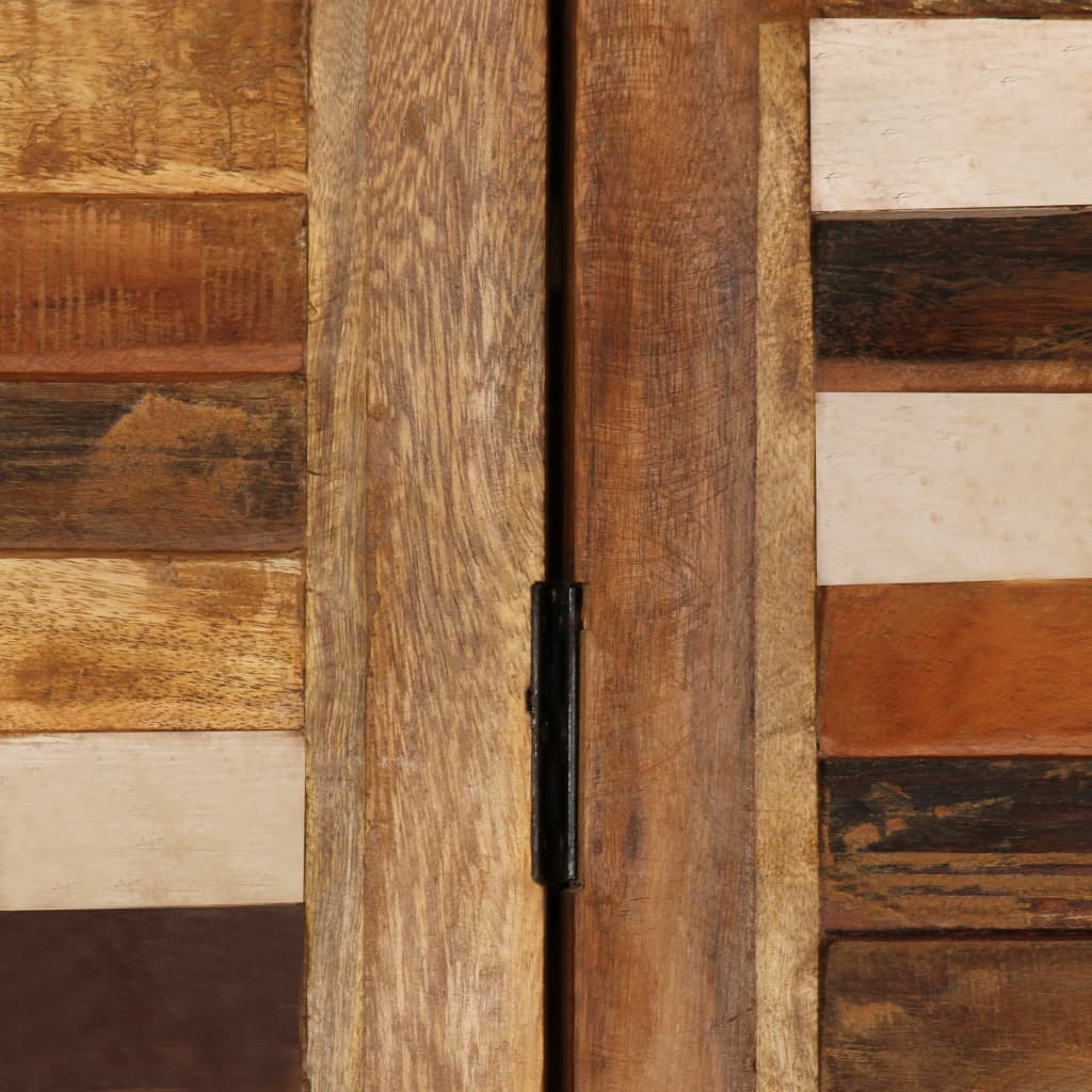 vidaXL Paravan iz trdnega predelanega lesa 170 cm