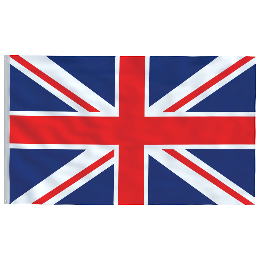 vidaXL Zastava Združenega kraljestva in drog 6,23 aluminij