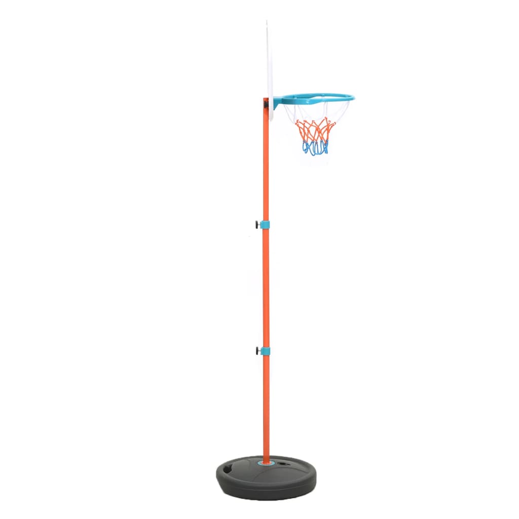 vidaXL Prenosni košarkarski komplet nastavljiv 133-160 cm