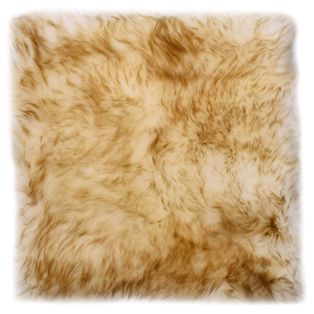 vidaXL Podloge za stol 2 kosa rjave mešane 40x40 cm prava ovčja koža