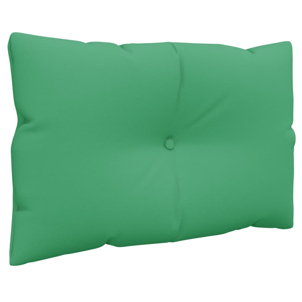 vidaXL Blazine za kavč iz palet 3 kosi zelene