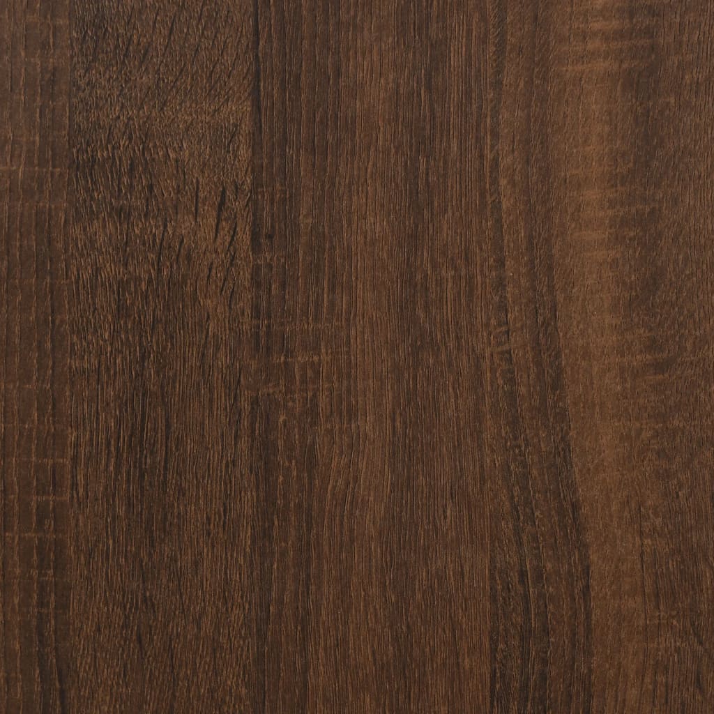 vidaXL Stranska mizica rjavi hrast 40x30x60 cm inženirski les