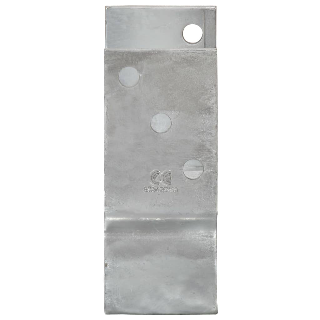 vidaXL Ograjna sidra 6 kosov srebrna 8x6x15 cm pocinkano jeklo