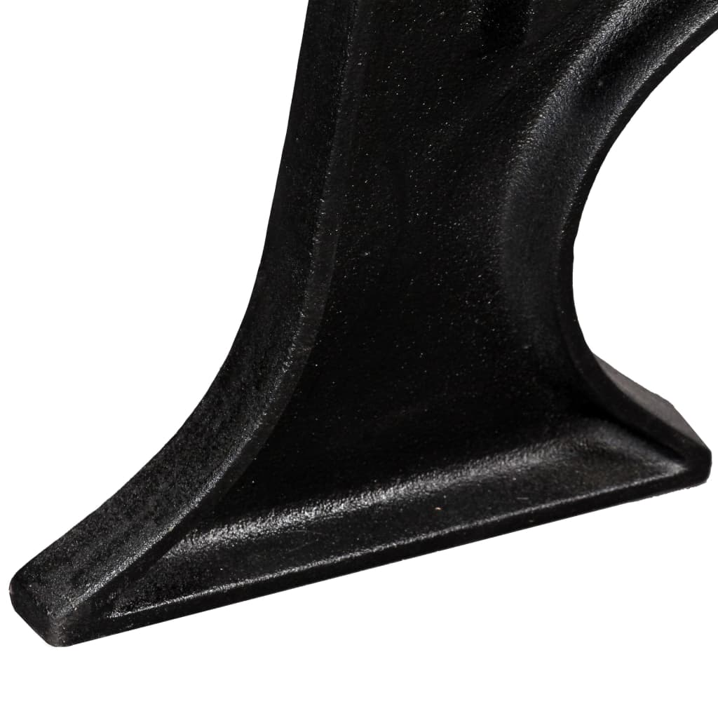 vidaXL Noge za klubsko mizico 2 kosa zaobljene A oblike lito železo