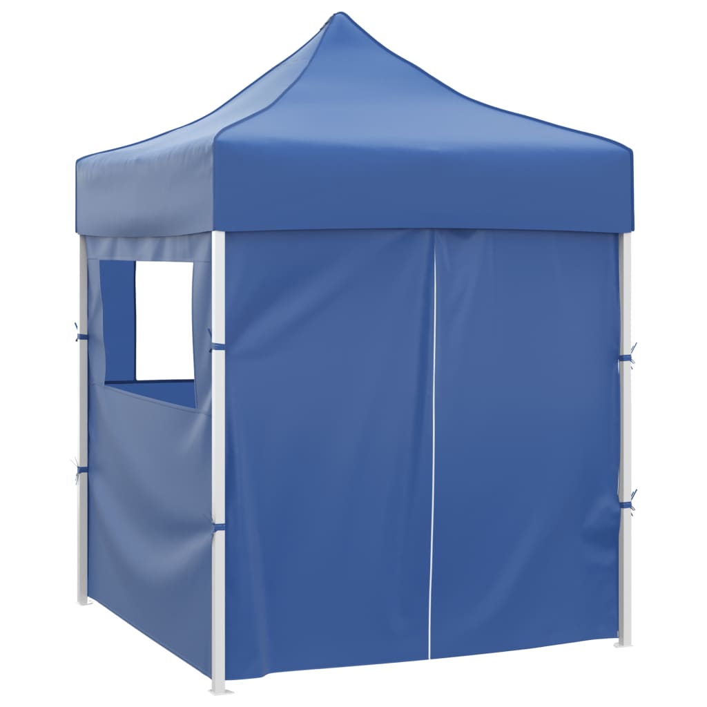 vidaXL Profesionalen zložljiv vrtni šotor s 4 stranicami 2x2 m jeklo