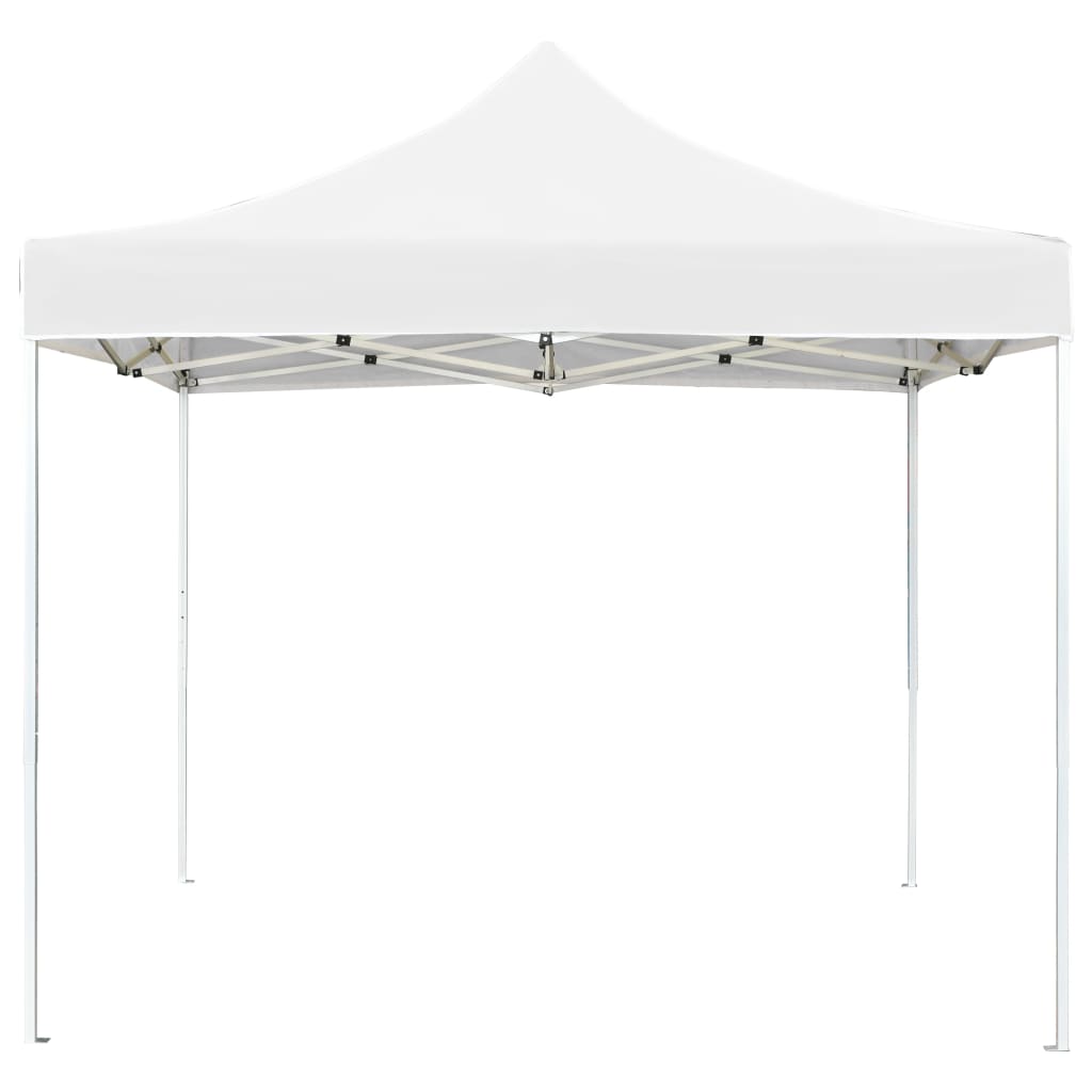 vidaXL Profesionalni šotor za zabave aluminij 3x3 m bel