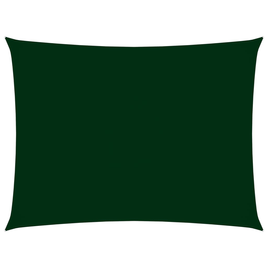 vidaXL Senčno jadro oksford blago pravokotno 2x4,5 m temno zeleno