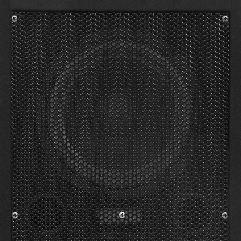 vidaXL Profesionalni pasivni odrski zvočnik 2 kosa 1000 W črne barve