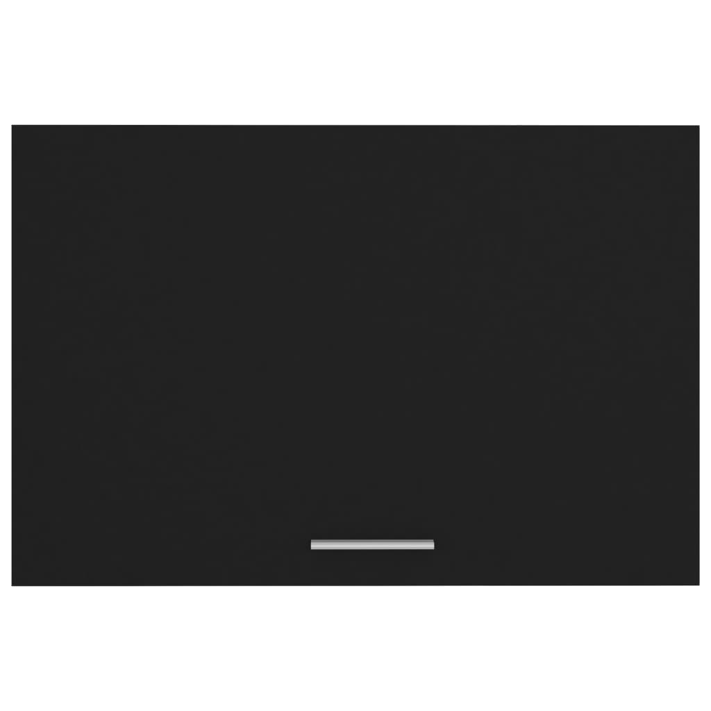 vidaXL Viseča omarica črna 60x31x40 cm iverna plošča