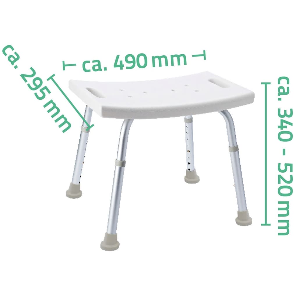 RIDDER Kopalniški stolček bel 150 kg
